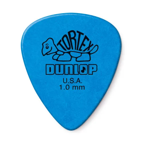 Dunlop Tortex Standard Plektren - 1,00 mm - blau (1, 3, 6, 12 oder 72 Stück)