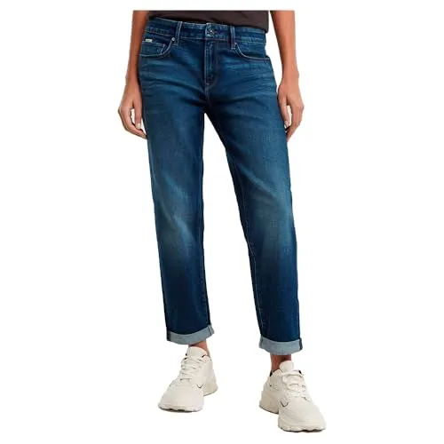 G-STAR Damen Kate Boyfriend Jeans, Blau (Worn in Stratos) - Jeans im legendären Boyfriend Fit, ideal für jeden Körpertyp. Relaxed Fit mit leicht schmal zulaufendem Bein, 5-Pocket-Design und hochwertigem Rindslederlabel.