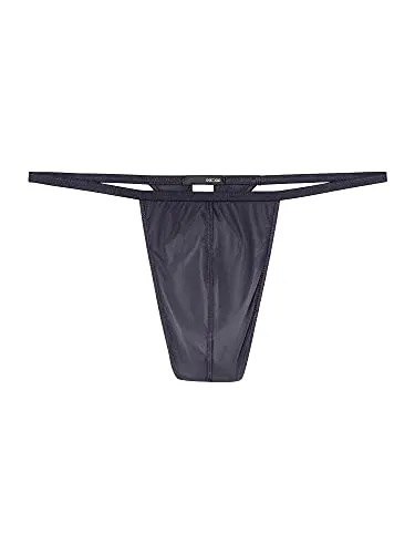 Hom String Plumes grau 2XL - Herrenunterhosen in elegantem Grau, perfekt sitzend und aus 76% Polyamid für hohen Tragekomfort, maschinenwaschbar bei 40 Grad.