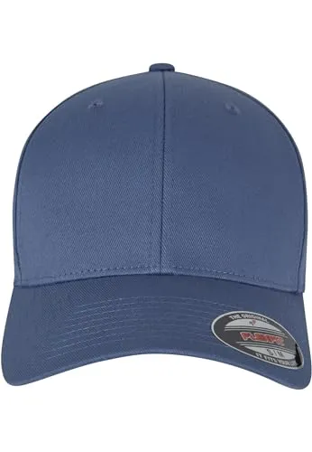 Flexfit Unisex Cap Wooly Combed, Unisex Baseballkappe, Youth, China Blue