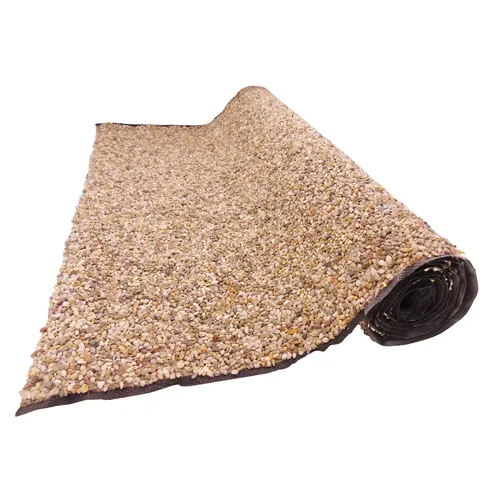 Ubbink Steinfolie Classic 0,6 x 1,50 m - Teich & Zubehör - Ideal für Wasserfälle und Bachläufe, mit fixierter Kiesschicht für einfache Anwendung und langlebige Ergebnisse.