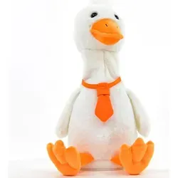 Kögler 75998 - Labertier Gans Donald mit Krawatte - Witziges Funktions-Plüschtier, das bis zu 6 Sekunden aufnimmt und nachplappert. Bewegt sich dabei und sorgt für hohen Spaßfaktor. Ideal als Geschenk für Kinder.