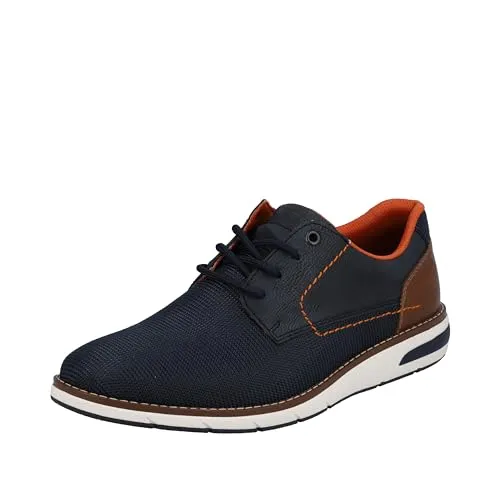 Rieker Herren Halbschuhe 11301 - Herren-Schnürhalbschuhe mit flachem Absatz, leicht und bequem für den täglichen Gebrauch.