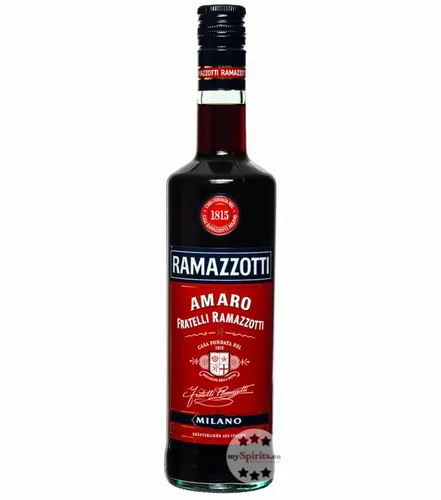Ramazzotti Amaro – Traditioneller Kräuterlikör - Likör & Kräuterschnaps. Authentischer italienischer Geschmack seit 1815, ideal für besondere Anlässe oder als Digestif.