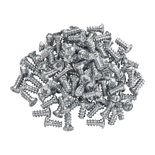 SOTECH Euroschrauben 6,3 x 13 mm Vario Spezialschrauben Vollgewinde Bohrung 5 mm mit Panheadkopf (Rundliche Kopfform für hohe Auflagekraft) 100 x