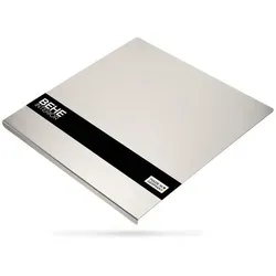 BEHE Edelstahl Arbeitsplatte - Rutschfestes Knetbrett für Teig - Hackbretter aus Edelstahl, hygienisch, rostfrei und leicht zu reinigen. Ideal für Back- und Kochprofis – perfektes Ausrollen von Teig und Fondant.