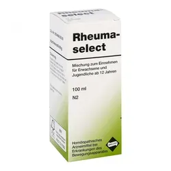 Rheumaselect Tropfen - Homöopathisches Präparat zur Unterstützung der Gelenkbeweglichkeit. Ideal für den täglichen Einsatz bei Beschwerden. Enthält ausgewählte natürliche Inhaltsstoffe.