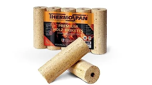 Thermospan Holzbrikett 10 Kg rund mit Loch