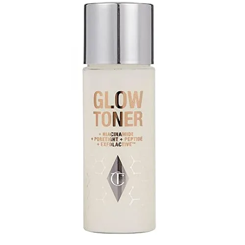 Charlotte Tilbury Glow Toner 30ml - Strahlende Haut - Gesichtsreiniger mit aufhellender Formel für einen frischen, strahlenden Teint und verbesserte Hautstruktur.