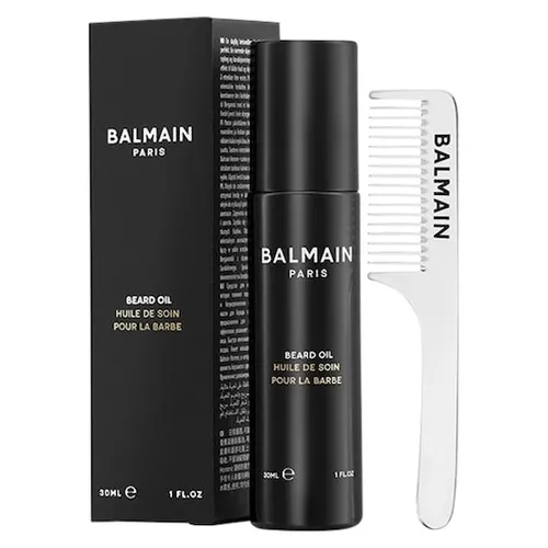 Balmain Hair Couture Homme Beard Oil 30 ml - Make-up & Haarpflege: Reichhaltiges Bartöl mit feuchtigkeitsspendenden Eigenschaften und passendem Bartkamm für perfekte Pflege und Styling.