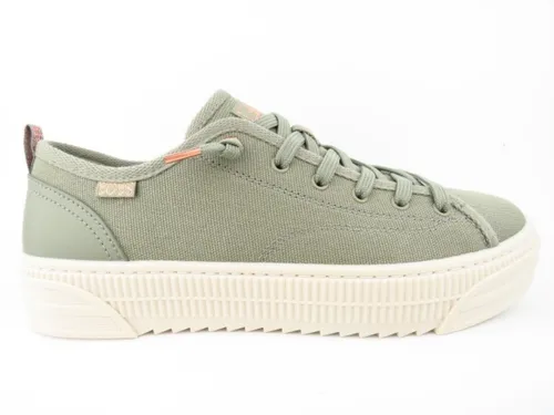 Skechers Bobs Copa Damen Slipper - Stylischer Sneaker in Olivgrün, Größe 39 - Sneaker aus 100% veganen Materialien mit super weichem Memory Foam Fußbett für optimalen Tragekomfort. Maschinenwaschbar und ideal für lässige Outfits.