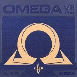 XIOM Belag Omega VII Pro rot MAX - Hochleistungs-Tischtennisbelag - Der Omega VII Pro bietet extreme Rotation und Präzision für druckvolle Schläge. Mit innovativer CARBO SPONGE und ELASTO FUTURA Technologie für verbesserte Flugkurven und Treffsicherheit. Ideal für ambitionierte Spieler!