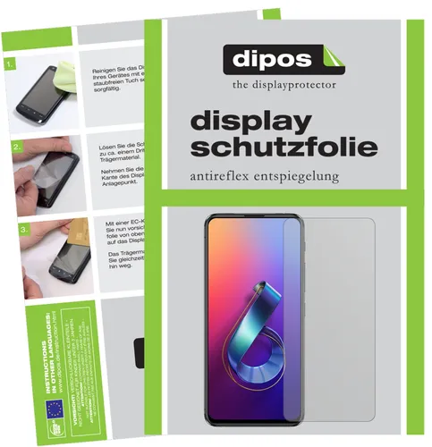 2+2x Schutzfolie für Asus Zenfone 6 (ZS630KL) matt Displayschutzfolie Display