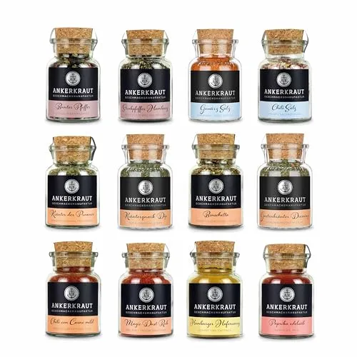 Best of Ankerkraut 2 Gewürz-Set - Entdecke die Vielfalt der Ankerkraut Gewürze! Mit unseren beliebten Mischungen zauberst du geschmackvolle Gerichte – ideal für Salate, Hauptspeisen und Desserts. Genieße die Würzvielfalt in jedem Küchenprojekt!