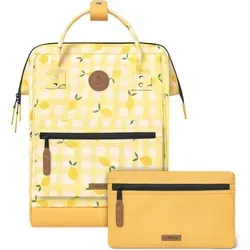 CABAIA Rucksack Adventurer FARO APERO Medium gelb kariert - Gelb