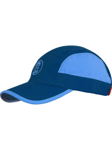 Trollkids Kids Troll Cap XT 54, Navy/Blue - Leichte, verstellbare Sonnenkappe aus schnelltrocknendem Material mit hervorragendem UV-Schutz. Ideal für aktive Kinder im Freien.