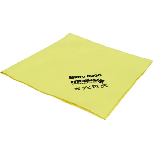 Microfasertuch Meiko Micro 3000 gelb 37x40 cm weiches Microfasertuch mit hoher Schmutzaufnahme 963365-001-5
