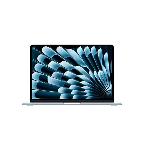Apple MacBook Air 13.6 mit M4 Chip - Multimedia Notebook mit 13,6 Zoll Retina Display, 24GB RAM und 512GB SSD für maximale Leistung und beeindruckende Grafik in himmelblau.