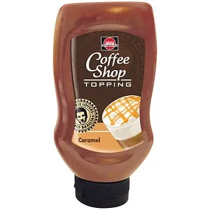 GOURVITA DE Schwartau Coffee Shop Caramel Topping 250ml - Sonstige Speisen, verfeinert Ihren Kaffee und Süßspeisen mit einer köstlichen Karamellsauce für ein aromatisches Geschmackserlebnis.