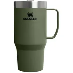 Stanley 0,71 Liter Everyday Suburban Mug - Dried Pine - Der Stanley Everyday Suburban Mug mit 0,71 Litern ist ideal für unterwegs. Seine doppelwandige Isolierung hält Getränke lange auf Temperatur, während das robuste Edelstahlgehäuse für Langlebigkeit sorgt. Perfekt für jeden Tag!