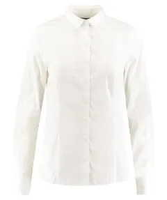 Damen Hemdbluse "Lill" Slim Fit 44 - Elegante Slim Fit Hemdbluse von Marc O'Polo aus leichtem Baumwollstoff, ideal für Business- und Alltagslooks. Mit schmalem Kragen und schimmernden Perlmuttknöpfen.