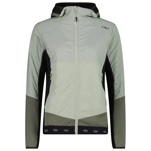 CMP Damen Hybrid Jacke FIX Hood pistacchio (F406) 42 - Moderne Hybridjacke für Damen, ideal zum Wandern. Leicht und atmungsaktiv, mit hochwertigem Material für Komfort und Bewegungsfreiheit.