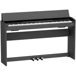 Roland F-107 Schwarz E-Piano - Kompaktes Homepiano im traditionellen Design, erstklassiger Klang und integriertes Bluetooth für modernes Spielen