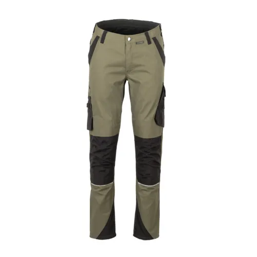 Planam Norit Herren Bundhose - Oliv/Schwarz, Gr. 54 - Hosen für Herren, strapazierfähiges Material aus 65% Polyester und 35% Baumwolle, ideal für Arbeit und Freizeit.