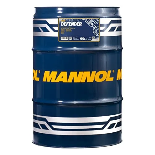 Mannol Defender 10W-40 [60L] Motoröl - Motoröl für Benzin- und Dieselmotoren, hydrosynthetisch mit Ester-Technologie für optimalen Schutz und Leistung, ideal für alle Betriebszustände.