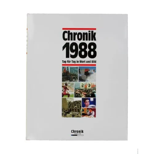 Chronik 1988 - Jahrgangsbuch-Chronik 1988 - Jahrgangsbuch 1988