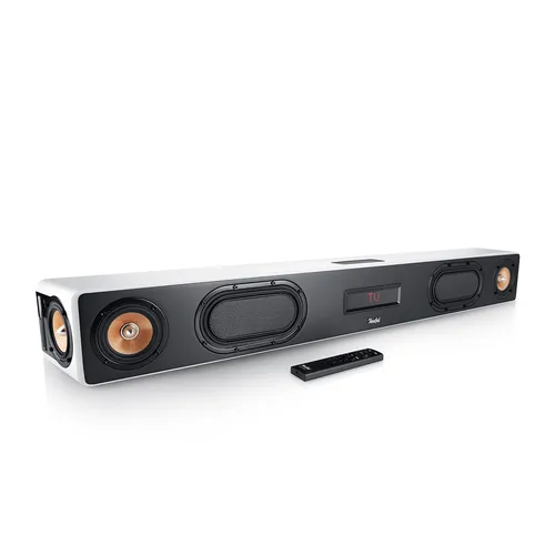 Teufel CINEBAR Ultima - Leistungsstarke 380 Watt Soundbar mit XXL-Subwoofer - Premium Soundbar für TV, Musik und Gaming mit 380 Watt Leistung und integriertem XXL-Subwoofer für tiefen Bass. Unterstützt Bluetooth aptX und HDMI-ARC für einfache Bedienung.