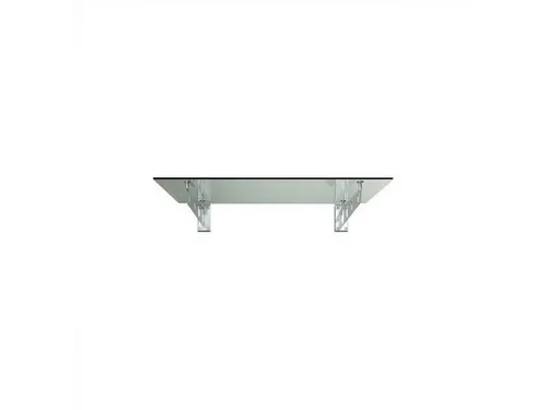 Glaszentrum Hagen VSG-Glas Vordach Typ S - 150x90cm - Hochwertiges Vordach aus VSG-Glas für Haupteingänge, rostfreie Edelstahlhalterung, wartungsfrei und ideal für alle Bereiche im Haus und Garten.