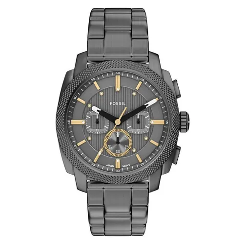 Fossil Chronograph Herren-Armbanduhr - Elegante Edelstahl-Armbanduhr mit Quarzwerk, 44 mm Gehäuse und Faltschließe. Perfekt für jeden Anlass und ein zeitloses Geschenk für Männer.