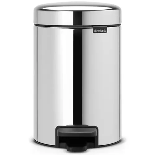 Brabantia Treteimer NEWICON 3 Liter - Stylischer Abfallbehälter mit herausnehmbarem Innenbehälter und gleitsicherem Boden für festen Stand und Kippsicherheit - ideal für jedes Zuhause.