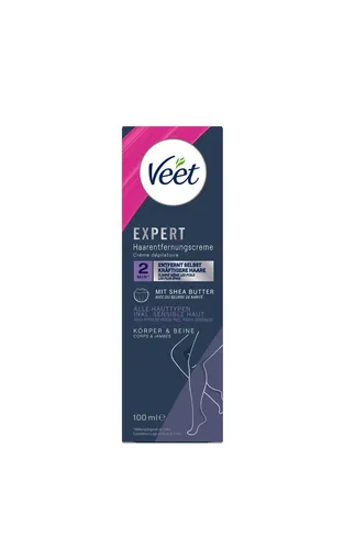 Veet Haarentfernungscreme EXPERT Beine 100ml Haarentfernungscreme DE FR
