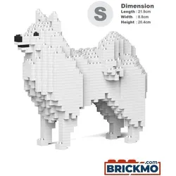JEKCA Bricks Japanese Spitz 01 ST19PT31 - Kreatives Bauset - Bau dir deinen eigenen Japanischen Spitz mit dem JEKCA Bricks Set. Hochwertige Steckbausteine für kreative Bauprojekte, ideal für Bastel-Enthusiasten und Sammler.
