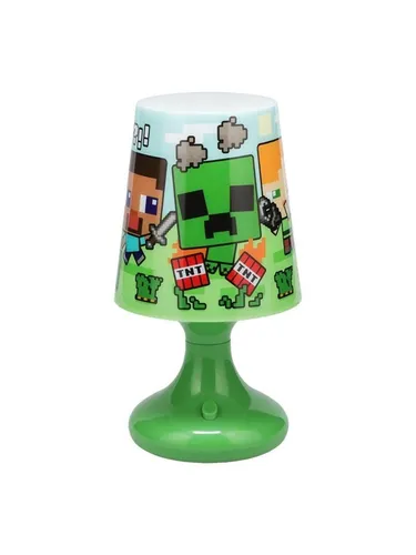 Paladone - Minecraft Lampe - Merchandise für Kinderzimmer mit 18.5 cm großer Lampe, die sanfte Farbwechsel-Effekte bietet und ideal zum Einschlafen ist.