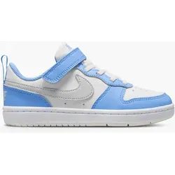 NIKE Kinder Freizeitschuhe COURT BOROUGH LOW RECRAFT (PS) - Sneaker mit recyceltem Material, ideal für aktive Kinder und perfekt für wechselhaftes Wetter, bietet Bewegungsfreiheit und klassischen Look.