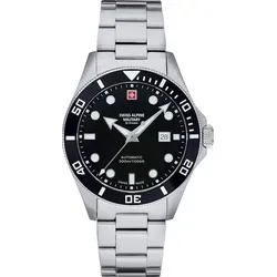 Swiss Alpine Military Herren Uhr Automatik 7095.2137SAM - Armbanduhren für Herren mit robustem Edelstahlgehäuse, leuchtenden Zeigern und Datumsanzeige – ideal für Abenteuer und den Alltag.