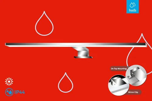 Briloner Leuchten LED Spiegelleuchte DUN - Moderne Spiegelleuchte mit energieeffizienten LEDs, ideal für ein stilvolles Badezimmerambiente.