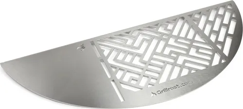 Grillrost.com BBQ Grillrost - Passgenau für Feuerschale G-1667, Made in Germany - Edelstahl-Grillrost für Feuerschale (G-1667), 2-in-1-Funktion mit Planchafläche und Grillrost, ideal für saftige Steaks und knackiges Gemüse.