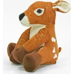 Kögler 75994 - Labertier Rehkitz Flöckchen - Interaktives Plüschtier, das bis zu 6 Sekunden aufnimmt und witzig nachplappert. Ideal als Geschenk für Kinder, sorgt für hohen Spaßfaktor!