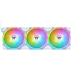 Thermaltake SWAFAN EX14 ARGB Lüfter - 25 Jahre Hydrangea Limited Edition - Gehäuselüfter mit 25 Jahren Garantie und beeindruckendem ARGB-Licht. Wechselfähige Lüfterblätter für flexiblen Einsatz und leise Leistung unter 23 dB.