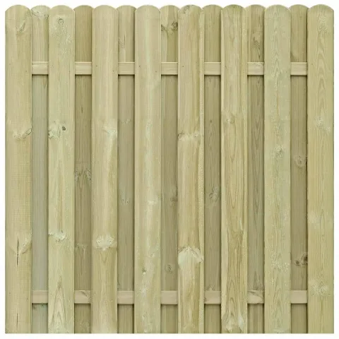 Delta Bohlenzaun Boleo gerade Kiefer kdi grĂĽn 180x180cm 5900236511200