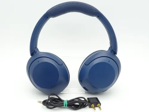 Sony WH-XB910NL - Extra-Bass Over-Ear-Kopfhörer in Blau - Kabellose Over-Ear-Kopfhörer mit EXTRA BASS für kraftvollen Sound und verbesserter Geräuschminimierung. Ideal für Musikliebhaber, die ungestört genießen möchten.