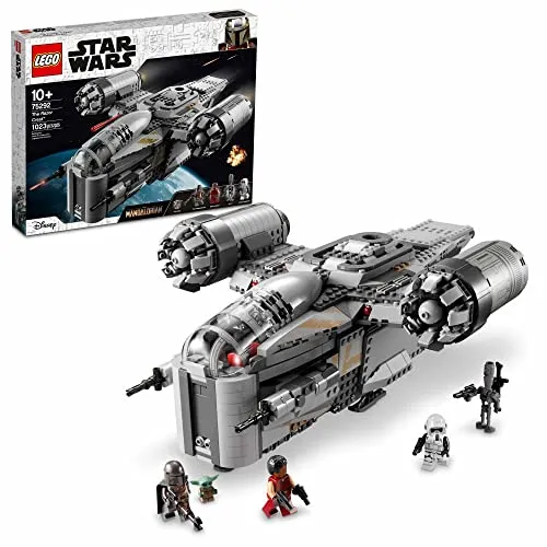 Lego Star Wars The Razor Crest 75292 – Spannendes Bauspielzeug-Set für Kinder ab 10 Jahren - Erlebe actionreiche Abenteuer mit The Razor Crest (75292)! Dieses 1023-teilige Set bietet kreative Rollenspielmöglichkeiten und enthält 4 Minifiguren sowie zahlreiche Details für stundenlangen Spielspaß.