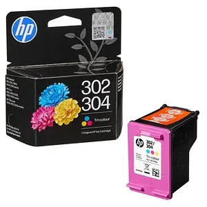 HP 302/304 Tri-color Original Ink Cartridge Tintenpatrone - Hochwertige Original-Tintenpatrone für lebendige Farben und gestochen scharfe Ausdrucke, ideal für den täglichen Druckbedarf.