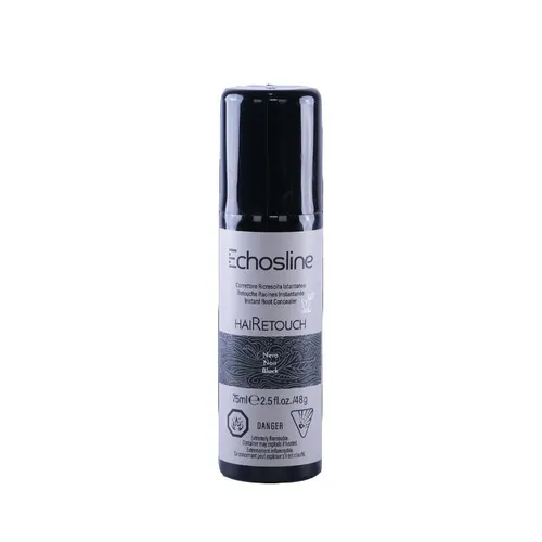 ECHOSLINE Hairetouch Vegan Spray Haarfarbstoff Korrektor Schwarz 75ml