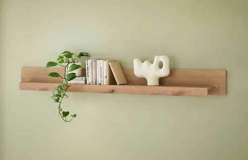 INOSIGN Wandboard Cantara, modernes Hängeregal - Regal in Eiche Evoke oder Weiß, mit 1 Ablagefläche und einfacher Selbstmontage, ideal für individuelle Raumgestaltungen.