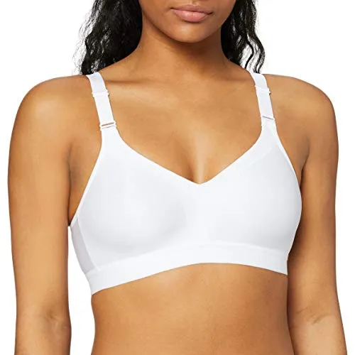 Triaction Wellness N Sport BH (90 D Weiß) - Bequem und stylish - Funktionsunterwäsche mit weichen, bügellosen Cups für natürliches Contouring und optimalen Tragekomfort. Ideal für sportliche Aktivitäten.